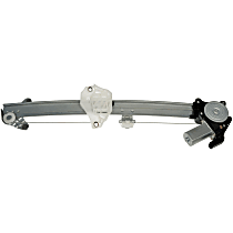 Front, Driver Side Power Window Regulator, With Motor, OE Solutions Series