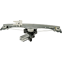 751-648 Front, Driver Side Power Window Regulator, With Motor