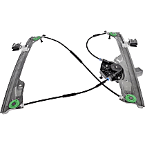 Front, Driver Side Power Window Regulator, With Motor, OE Solutions Series