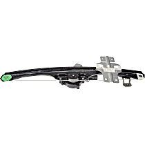 Front, Driver Side Power Window Regulator, With Motor, With Express Up and Down, OE Solutions Series