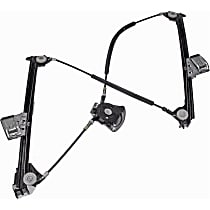 752-088 Front, Driver Side Power Window Regulator, Without Motor