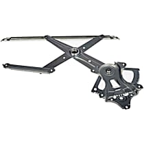 Front or Rear, Passenger Side Power Window Regulator, Without Motor, ; Built In Japan, OE Solutions Series - Front or Rear, Passenger Side