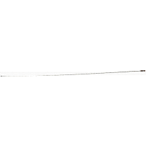 76007 Help Series Antenna - Silver, Stainless Steel, Fixed Antenna, Direct Fit