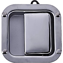 760-5423 Front, Passenger Side Chrome Interior Door Handle, Without Door Lock Hole, HD Solutions Series