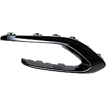 Rear, Passenger Side, Outer Bumper Trim, For Models With Sport Touring Package, Black