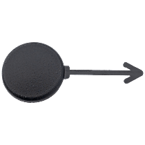 Rear, Driver or Passenger Side Bumper Filler, Textured