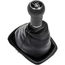 76810 Help Series Shift Knob - Black, Rubber, Direct Fit, Sold Individually