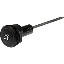 76871 Headlight Switch Knob - Black, Direct Fit