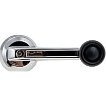 76964 Window Crank - Chrome, Direct Fit, Sold individually