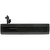 Front, Passenger Side Smooth Black Exterior Door Handle, Without Key Hole, Help Series