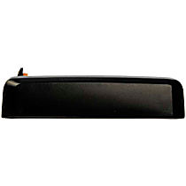 Front or Rear, Passenger Side Smooth Black Exterior Door Handle, Without Key Hole, Help Series - Front or Rear, Passenger Side