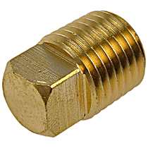 AutoGrade Series Oil Drain Plug - Brass, Brass, Pipe, Direct Fit, Sold Individually