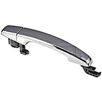 Front, Passenger Side or Rear, Driver or Passenger Chrome Exterior Door Handle, Without Key Hole, Without Passive Entry, Help Series - Front, Passenger Side or Rear, Driver or Passenger Side