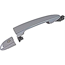 Front, Driver Side Chrome Exterior Door Handle, Without Key Hole, Help Series