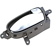 Front, Passenger Side Beige Interior Door Handle, With door lock button, Help Series - Front, Passenger Side