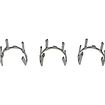 800-007 OE Solutions Series Clips & Fasteners - Natural, Steel, Universal, Set of 3