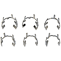 800-017 OE Solutions Series Clips & Fasteners - Natural, Steel, Universal, Set of 8