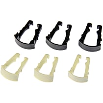 800-023 Fuel Line Bracket - Direct Fit, Set of 3