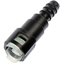 OE Solutions Series Fuel Fitting - Black, Plastic, Universal