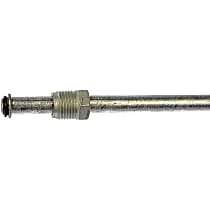 800-153 Fuel Line, Steel, Natural Finish, Fuel Line,  3/8 in. x 18 in. Diameter, With 16mm Fitting, Connector Type, Male O-Ring