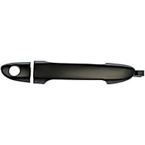 Front, Passenger Side Smooth Black Exterior Door Handle, With Key Hole, Help Series