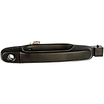 Front, Passenger Side Textured Black Exterior Door Handle, With Key Hole, Help Series