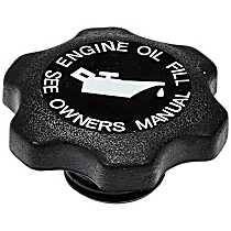 Help Series Oil Filler Cap - Black, Nylon, Direct Fit, Sold individually