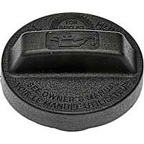 Help Series Oil Filler Cap - Black, Nylon, Direct Fit, Sold individually