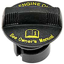 80999 Help Series Oil Filler Cap - Black, Plastic, Direct Fit, Sold Individually