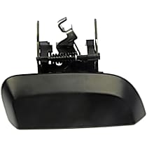 Rear, Driver Side Smooth Black Exterior Door Handle, Without Key Hole, Help Series