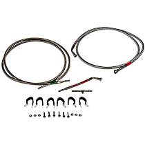 Fuel Line, Stainless Steel - Front