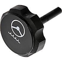 82605 Power Steering Reservoir Cap - Black, Plastic, Direct Fit, Sold individually