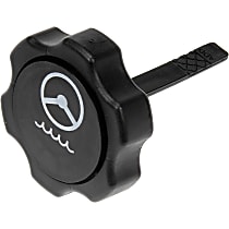 82725 Power Steering Reservoir Cap - Black, Plastic, Direct Fit, Sold individually