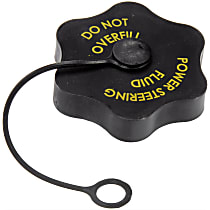 82726 Power Steering Reservoir Cap - Black, Plastic, Direct Fit, Sold individually