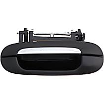 Rear, Driver Side Black Exterior Door Handle, Without Key Hole, Help Series
