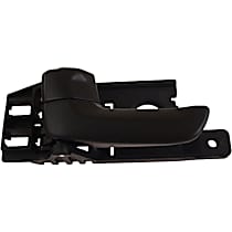 Front or Rear, Driver Side Textured Black Interior Door Handle, With door lock button, Help Series
