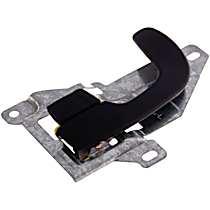 Front, Driver Side Textured Black Interior Door Handle, With door lock button, Help Series