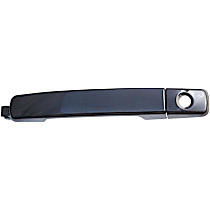 Front, Driver Side Chrome Exterior Door Handle, With Key Hole, With Keyhole, Help Series