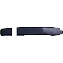 Front, Passenger Side Chrome Exterior Door Handle, Without Key Hole, Without Keyhole; Without Intelligent Key System, Help Series - Front, Passenger Side