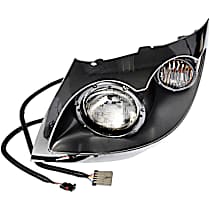 888-5102 Driver Side Halogen Headlight, With bulb(s), OE Replacement, HD Solutions Series