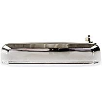 Front, Driver Side Chrome Exterior Door Handle, Without Key Hole, Help Series - Front, Driver Side