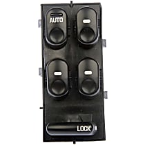901-002 Front, Driver Side OE Solutions Series Window Switch Black