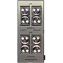 901-008 Front, Driver Side OE Solutions Series Window Switch Chrome