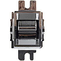 901-009 Front, Passenger Side or Rear, Driver or Passenger Side Window Switch, Chrome