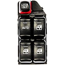 Front, Driver Side OE Solutions Series Window Switch Black
