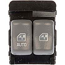 Center Console Window Switch, Coupe, Console Mounted, Gray, OE Solutions Series - Center Console