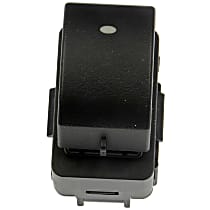 901-092 Front, Passenger Side OE Solutions Series Window Switch Black 1 Button
