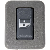Rear, Driver or Passenger Side Window Switch, Gray, OE Solutions Series