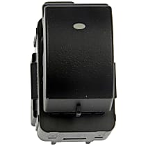 901-101 Rear, Driver or Passenger Side OE Solutions Series Window Switch Black 1 Button