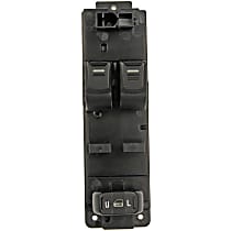 901-102 Front, Driver Side OE Solutions Series Window Switch Black
